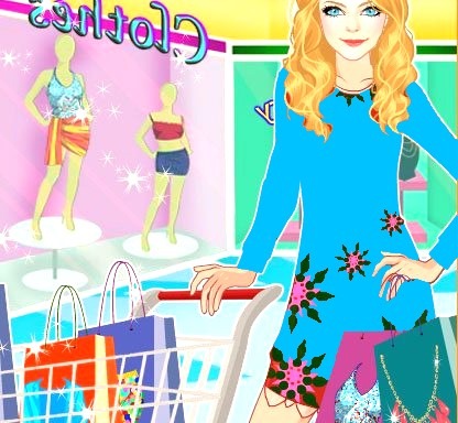 barbie alışveriş yapıyor
