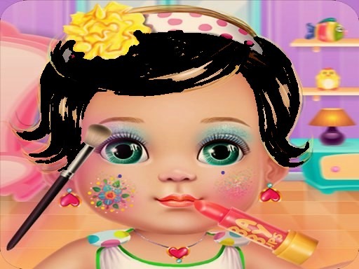 barbie bebek makyajı